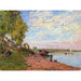 Reproductie van het schilderij Le Loing à Saint-Mammès (1883) - Alfred Sisley
