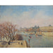 Reproductie van het schilderij Le Louvre, Ochtend, Zonlicht - Camille Pissarro