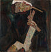 Le Lyriciste - Egon Schiele — weergave van het kunstwerk
