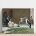 Reproductie van het schilderij De Marabout in het bad van het Harem - Jean-Léon Gérôme