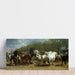 Reproductie van het schilderij Het paardenmarkt - Rosa Bonheur