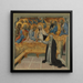 The Mystic Marriage of Saint Catherine of Siena - Giovanni di Paolo — framed artwork on a wall