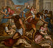 Het Massacre der Onschuldigen - Jacopo Palma il Giovane — weergave van het kunstwerk