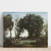 Reproductie van het schilderij De ochtend, Dans van de nimfen - Camille Corot