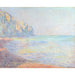 Reproductie van het schilderij De ochtend, mistige tijd, Pourville (Mistige ochtend in Pourville) - Claude Monet