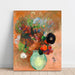 De Zwarte Poppy - Odilon Redon — wandpresentatie van het kunstwerk