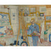 Reproductie van het schilderij De schilder van skeletten - James Ensor
