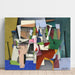 Reproductie van het schilderij Het Piano - Georges Valmier