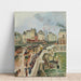Reproductie van het schilderij De Pont-Neuf, Na de Regenmiddag - Camille Pissarro