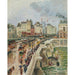 Reproductie van het schilderij De Pont-Neuf, Na de Regenmiddag - Camille Pissarro
