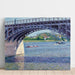 Reproductie van het schilderij Het Pont d'Argenteuil en de Seine - Gustave Caillebotte