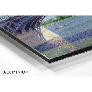 Le Pont d'Argenteuil et la Seine - Gustave Caillebotte | Reproduction Tableau Décoration murale affiche copie