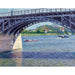Reproductie van het schilderij Het Pont d'Argenteuil en de Seine - Gustave Caillebotte