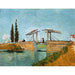 Reproduction of the painting The Bridge of Langlois in Arles - Vincent van Gogh