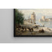 Reproduction of the painting of The Port of La Rochelle by Jean-Baptiste-Camille Corot