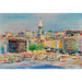 Reproductie van het schilderij De haven van Marseille - Moïse Kisling