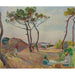 Reproductie van het schilderij Le Pradet, de dennenbomen op het strand - Henri Lebasque