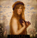 De lente - Franz von Stuck — weergave van het kunstwerk