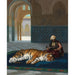 Reproductie van het schilderij De Tijger en de Bewaker - Jean-Léon Gérôme
