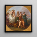 Het Triomf van Venus met de Drie Gratiën - Angelica Kauffmann — wandpresentatie van het kunstwerk