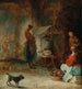 De Kaasverkoper - Januarius Zick — weergave van het kunstwerk