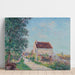 Reproductie van het schilderij Het dorp Sablons, nabij Veneux-Nadon - Alfred Sisley