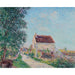 Reproductie van het schilderij Het dorp Sablons, nabij Veneux-Nadon - Alfred Sisley