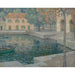 Reproductie van het schilderij Het bassin van de schuilplaats - Henri Le Sidaner