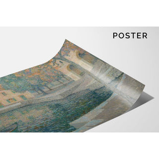 Le bassin du refuge - Henri Le Sidaner | Reproduction Tableau Décoration murale affiche copie
