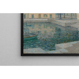 Le bassin du refuge - Henri Le Sidaner | Reproduction Tableau Décoration murale affiche copie