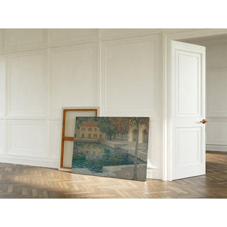Le bassin du refuge - Henri Le Sidaner | Reproduction Tableau Décoration murale affiche copie