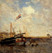 De scheepstonton - Flix Ziem — weergave van het kunstwerk