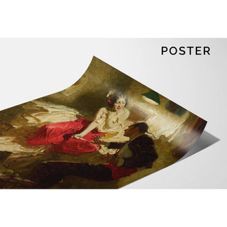 Le châle rouge - Dean Cornwell | Reproduction Tableau Décoration murale affiche copie