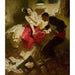 Reproduction of the painting The Red Shawl - Dean Cornwell