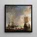 The shipyard in Amsterdam - Reinier Nooms — framed artwork on a wall