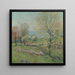 The Oak in Buds - Willard Leroy Metcalf — framed artwork on a wall