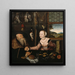 Het ongelijke paar - Lucas Cranach de Oude — ingelijst kunstwerk aan de muur