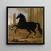 The king Karl XI's favorite on horseback - David Klöcker Ehrenstrahl — framed artwork on a wall