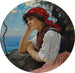 The red scarf - Charles Sprague Pearce — artwork view