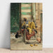 Reproduction of the painting The Smoking Room Goza - Ludwig Deutsch