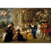 Reproductie van het schilderij Het liefdeshof - Peter Paul Rubens