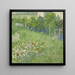 Het tuin van Daubigny - Vincent van Gogh — ingelijst kunstwerk aan de muur