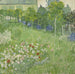 Het tuin van Daubigny - Vincent van Gogh — weergave van het kunstwerk