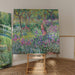 Reproduction of the painting The artist's garden in Giverny - Claude Monet