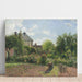 Reproductie van het schilderij Het tuin van de kunstenaars in Eragny - Camille Pissarro