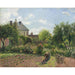 Reproductie van het schilderij Het tuin van de kunstenaars in Eragny - Camille Pissarro