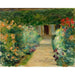 Reproductie van het schilderij De moestuin in Wannsee, uitzicht naar het oosten - Max Liebermann