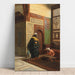 Reproductie van het schilderij De Qanun-speler - Ludwig Deutsch