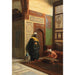Reproductie van het schilderij De Qanun-speler - Ludwig Deutsch