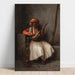 Reproductie van het schilderij De luitspeler - Jean-Léon Gérôme